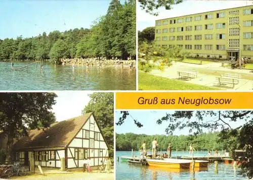 AK, Neuglobsow Kr. Gransee, vier Abb. - Vers. 2, 1989