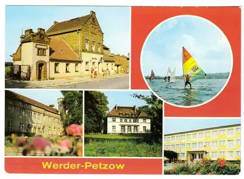 AK, Werder-Petzow, Kr. Potsdam, fünf Abb., 1987