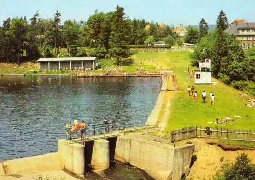 AK, Güntersberge Kr. Quedlinburg, Bergseebad, belebt, 1987
