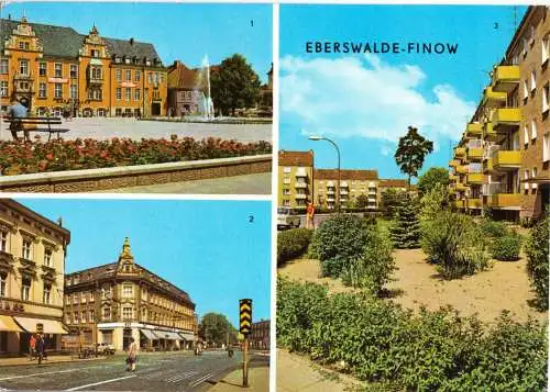 AK, Eberswalde-Finow, drei Abb., 1978