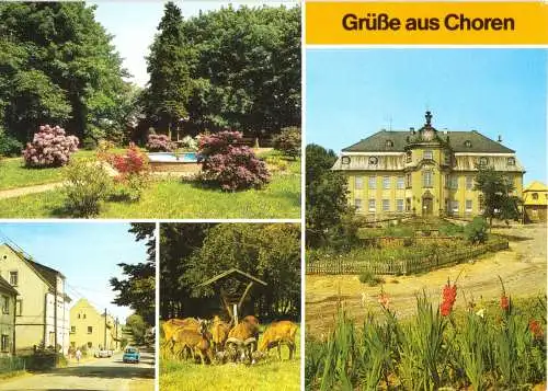 AK, Choren, Kr. Döbeln, vier Abb., 1988