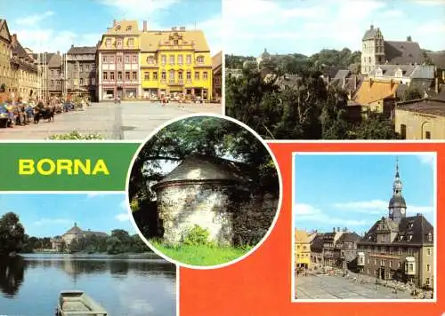 AK, Borna, fünf Abb., 1985