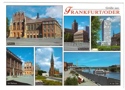 AK, Frankfurt Oder, sechs Abb., um 2003
