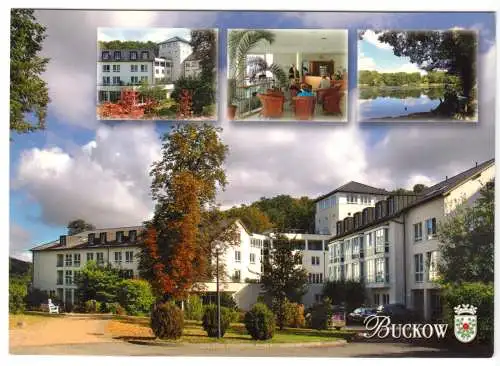 AK, Buckow Märkische Schweiz, REHA-Klinik am Griepensee, vier Abb., um 2000