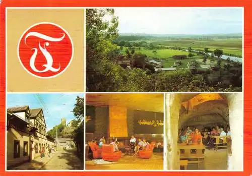 AK, Schönburg Kr. Naumburg, Ferienquell, Ferienheim der HO Berlin, 4 Abb., 1984