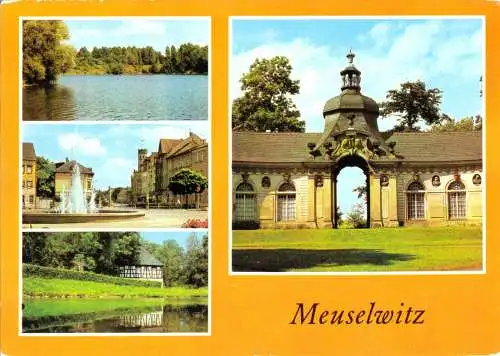 AK, Meuselwitz Kr. Altenburg, vier Abb., 1984