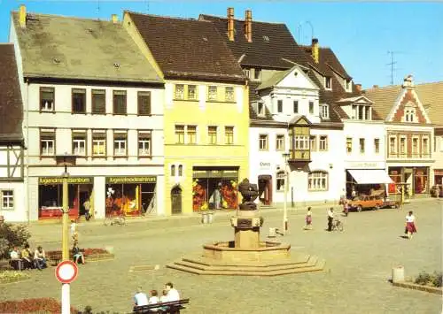 AK, Wurzen, Platz der DSF, 1989