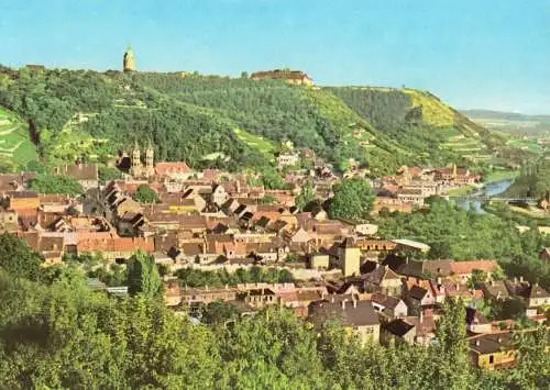 AK, Freyburg Unstrut, Teilansicht, 1977