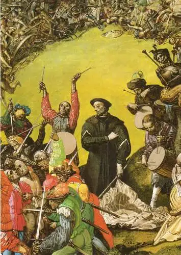 AK, Bad Frankenhausen, Bauernkriegspanorama, Ausschnitt, 1989