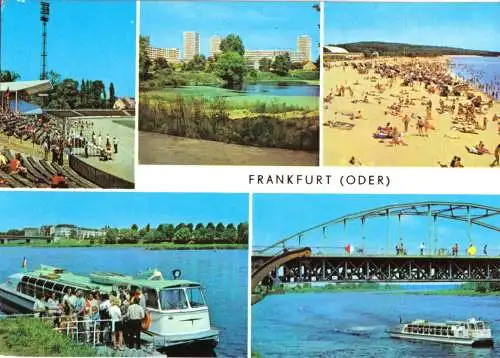 AK, Frankfurt Oder, fünf Abb., 1978