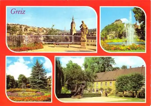 AK, Greiz, vier Abb., 1981