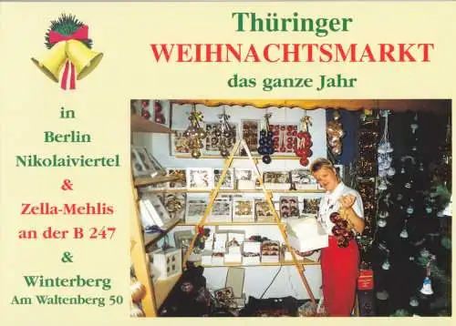 AK, Zella Mehlis, Thüringer Weihnachtsmarkt das ganze Jahr, um 2000