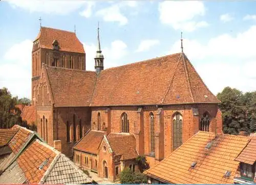 AK, Güstrow, Dom, Ansicht von Südosten, um 2000