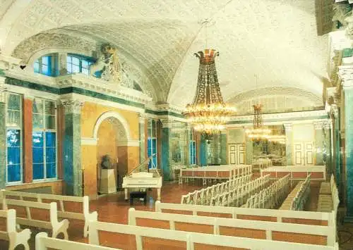 AK, Köthen, Schloß Köthen, Spiegelsaal, 1989