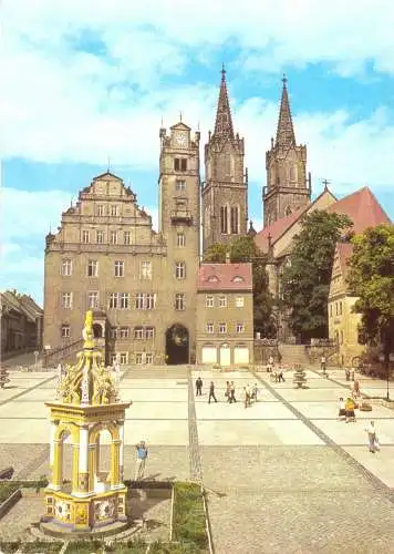 AK, Oschatz, Platz der DSF, 1985