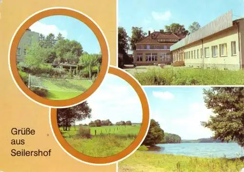 AK, Seilershof Kr. Gransee, vier Abb., 1985