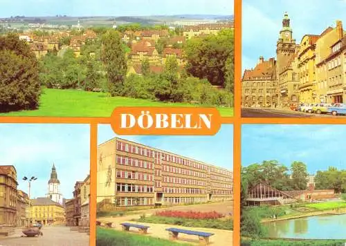 AK, Döbeln, fünf Abb., 1981