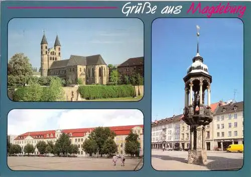AK, Magdeburg, drei Abb., 1995