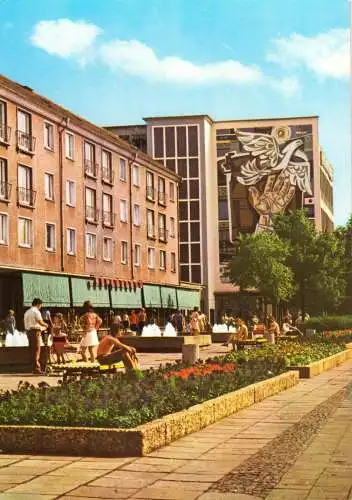 AK, Eisenhüttenstadt, vier Abb., 1977