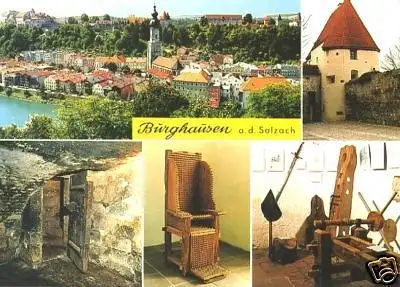 AK, Burghausen Obb., fünf Abb., ca. 1980