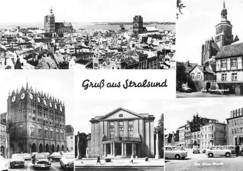 AK, Stralsund, fünf Abb., 1970