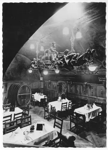 AK, Leipzig, Auerbachs Keller, Gastraum, 1960