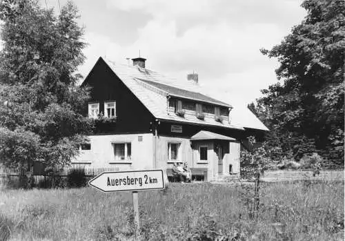 AK, Johanngeorgenstadt Erzgeb., Gaststätte "Sauschwemme", 1976