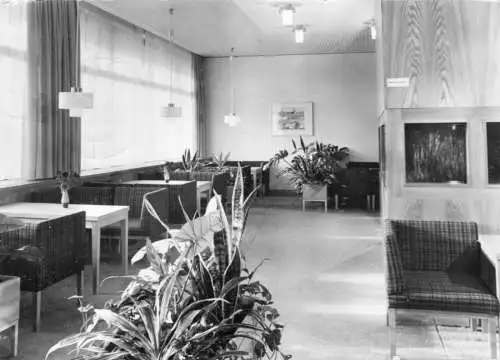 AK, Klink Kr. Waren Müritz, Erholungsheim "Herbert Warnke", Klubraum 2, 1977