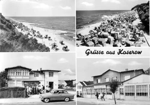 AK, Koserow auf Usedom, vier Abb., 1975
