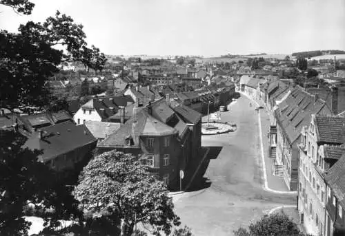 AK, Hartha Kr. Döbeln, Blick zum Markt, 1984