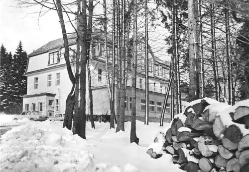 AK, Tanne Kr. Wernigerode, Erholungsheim "Tanneck", Winteransicht, 1978