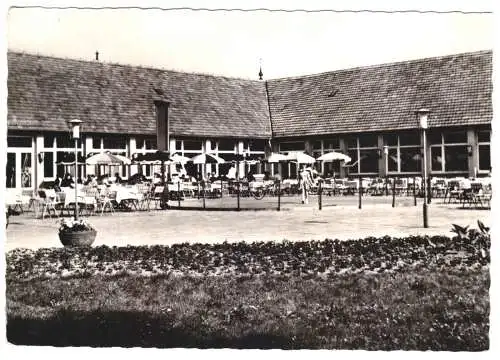 AK, Meißen, HO-Gaststätte "Aktivist", Terrasse, 1962