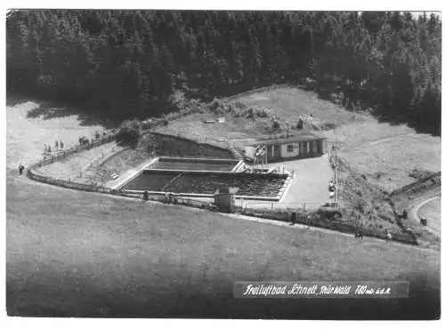 AK, Schnett Thür. Wald, Freiluftbad, 1962