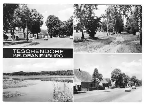 AK, Teschendorf Kr. Oranienburg, vier Abb., 1974
