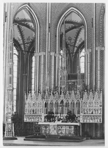 AK, Bad Doberan, Münster, Blick zum Altar, 1973