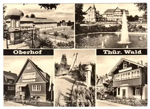 AK, Oberhof Thür. Wald, fünf Abb., 1970