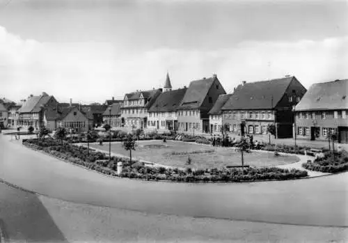 AK, Bad Düben Mulde, Platz der Jugend, 1967