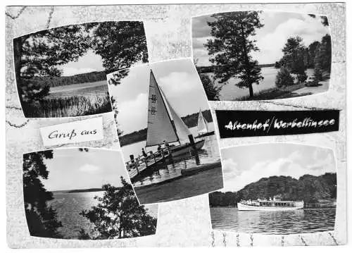 AK, Altenhof Werbellinsee, fünf Abb., um 1963