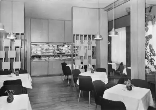 AK, Ostseebad Kühlungsborn, FDGB-Heim "Mecklenburg", Gaststätte, 1977