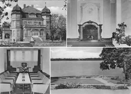 AK, Torgelow über Waren Müritz, Bildungszentrum DDR-Versicherung, vier Abb, 1975