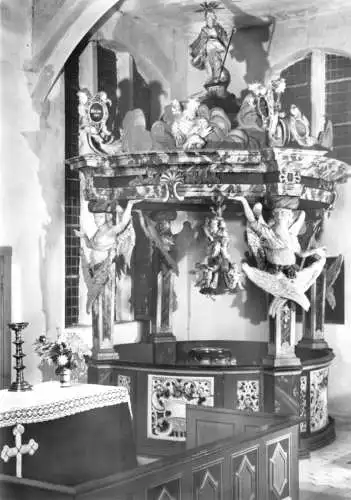 AK, Ostseebad Prerow, Taufkapelle in der Seemannskirche, 1966