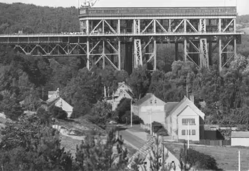 AK, Niederfinow Kr. Eberswalde, Schiffshebewerk, 1983