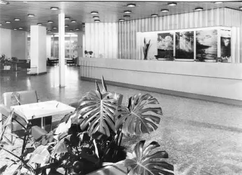 AK, Klink Kr. Waren Müritz, Erholungsheim "Herbert Warnke", Empfang, 1977