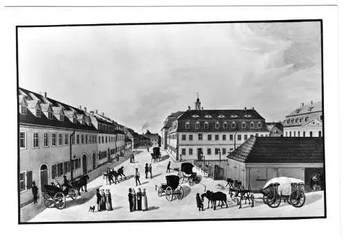 AK, Herrnhut, nach einem Aquarell um 1820, 1978