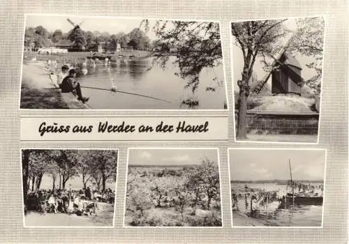 AK, Werder Havel, fünf Abb., gestaltet, 1965