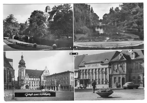 AK, Köthen, vier Abb., 1972