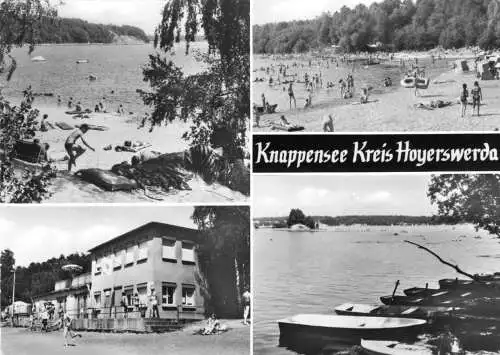 AK, Knappensee Kr. Hoyerswerda, vier Abb., 1980