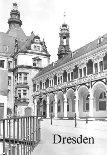 AK, Dresden, Turnierplatz im Stallhof des Schlosses, 1983