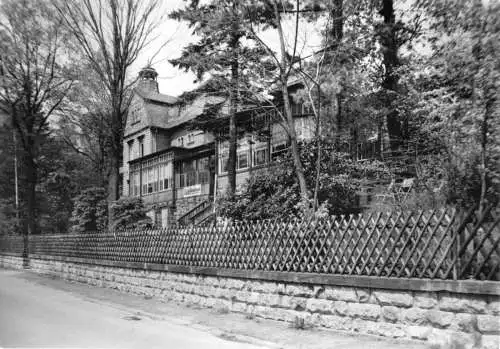 AK, Bad Schandau, OT Ostrau, Café Berghaus, 1977