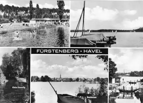 AK, Fürstenberg Havel, fünf Abb.1970